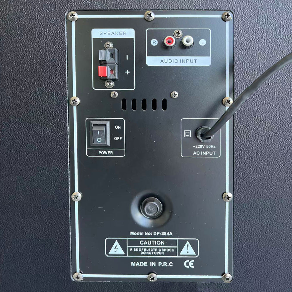 Set 2 Boxe, At Performance, Profesionale Active Smart Bass 284, 600W, Functie Bluetooth, SD Card, USB, Jocuri de lumini, Amplificator si Egalizator, Microfon Wireless + Telecomanda